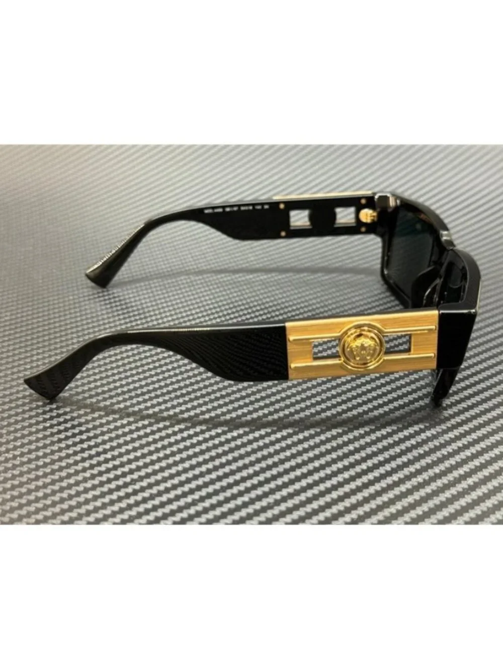 New Versace Men Black Sunglasses 54-18-140